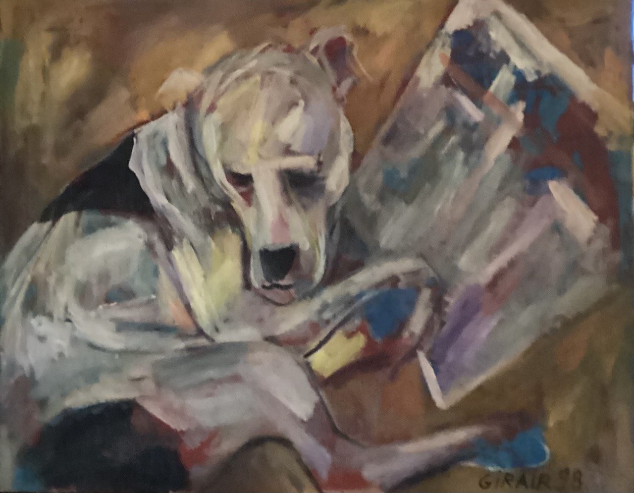 Dog — 1998 — 24 × 30 in — Oil on canvas