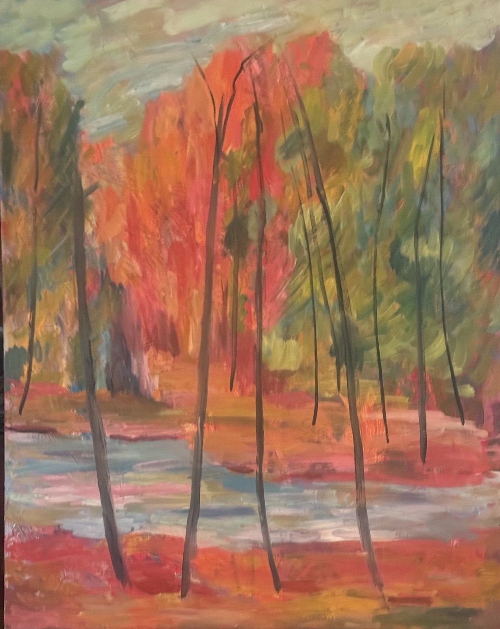 Fall — 2004 — 24 × 30 in — Oil on canvas