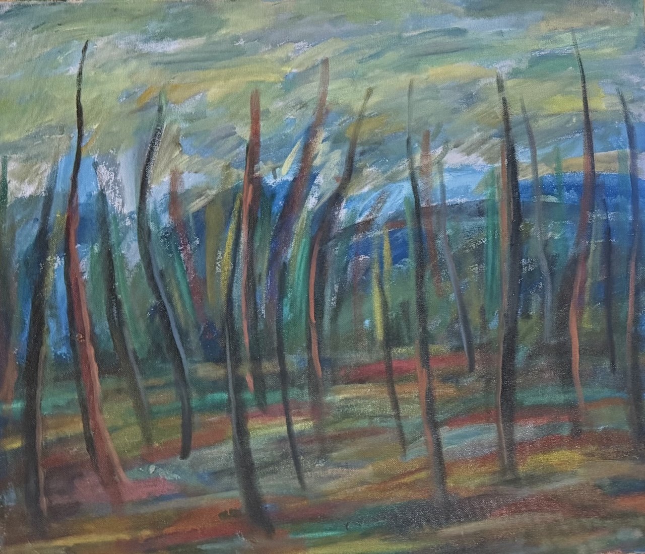 Forest — 2005 — 30 × 33 in — Oil on canvas