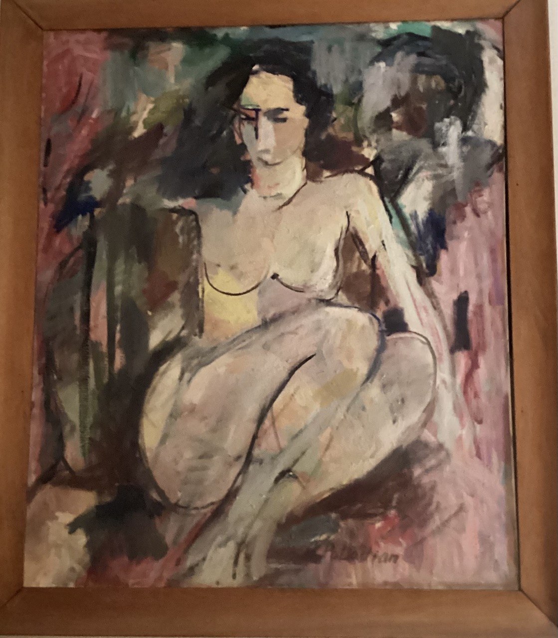 Nude — 1992 — 30 × 35 in — Oil on canvas