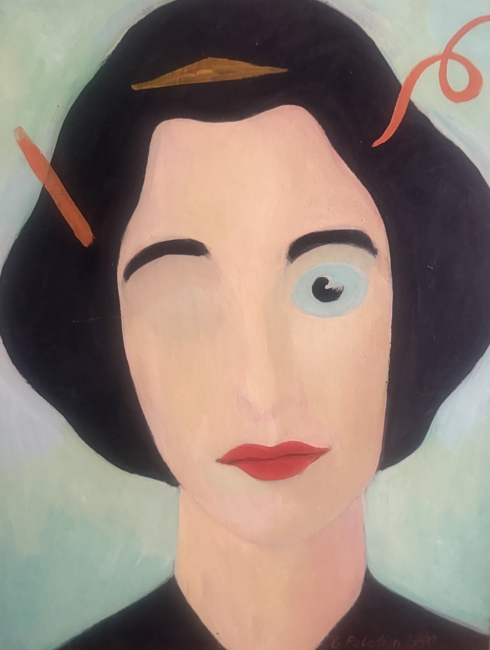 Bella — 1990 — 22 × 28 in — Oil on canvas
