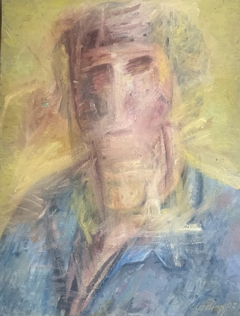 Portrait of a Man — 1997 — 24 × 18 in — Oil on canvas