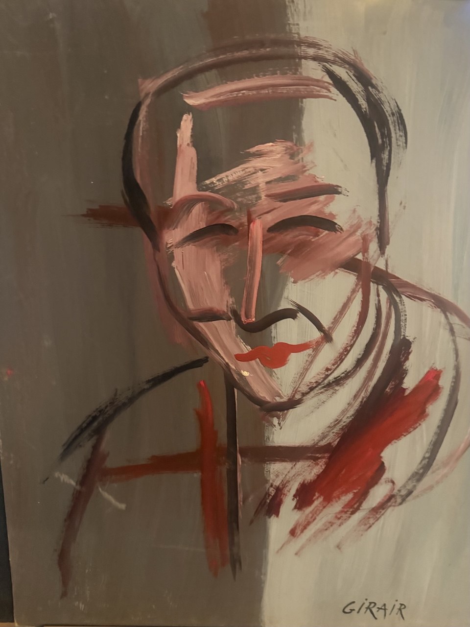 Yulik Kitaevich — 1990 — 23 × 22 in — Oil on canvas