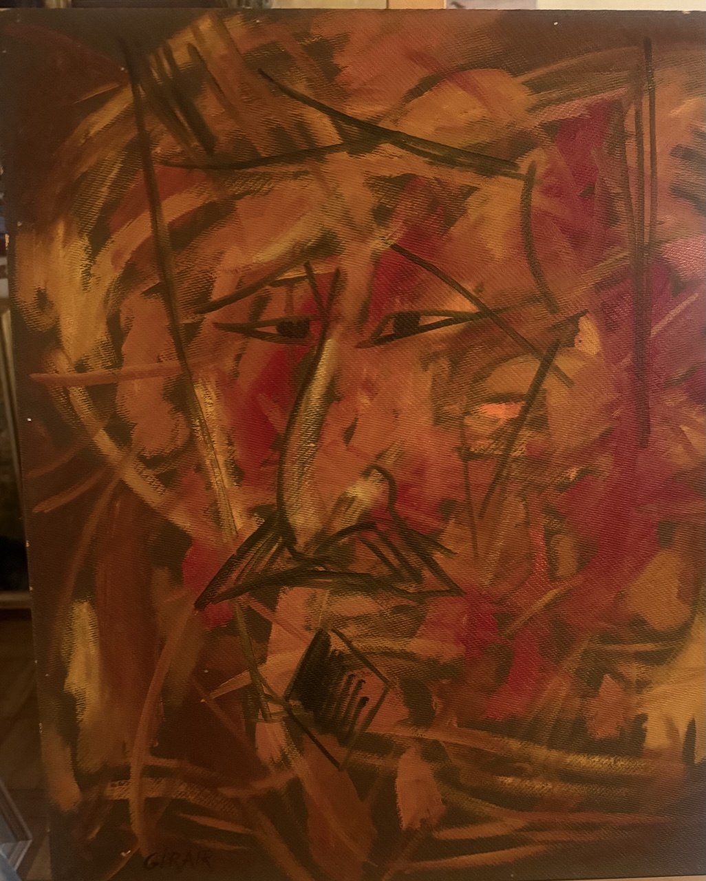 Self-Portrait — 2003 — 24 × 20 in — Oil on canvas