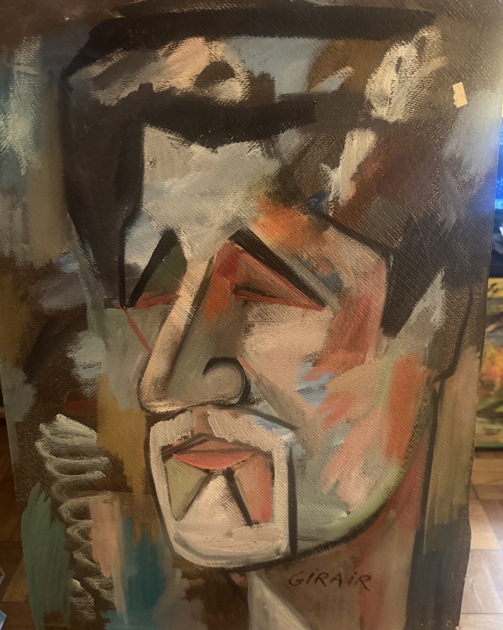Self-Portrait — 2007 — 24 × 18 in — Oil on canvas