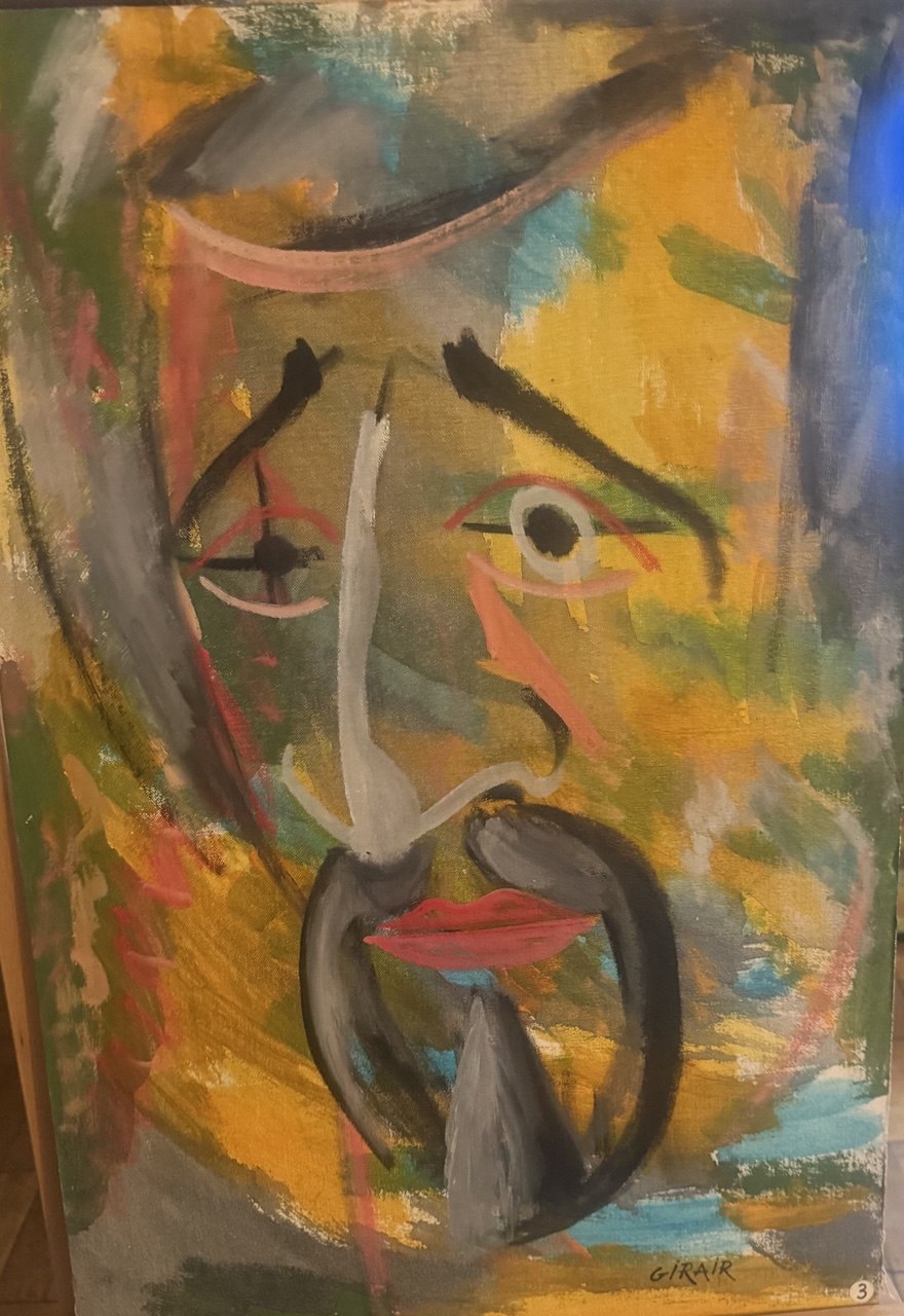 Self-Portrait — Undated — 24 × 15 in — Oil on canvas