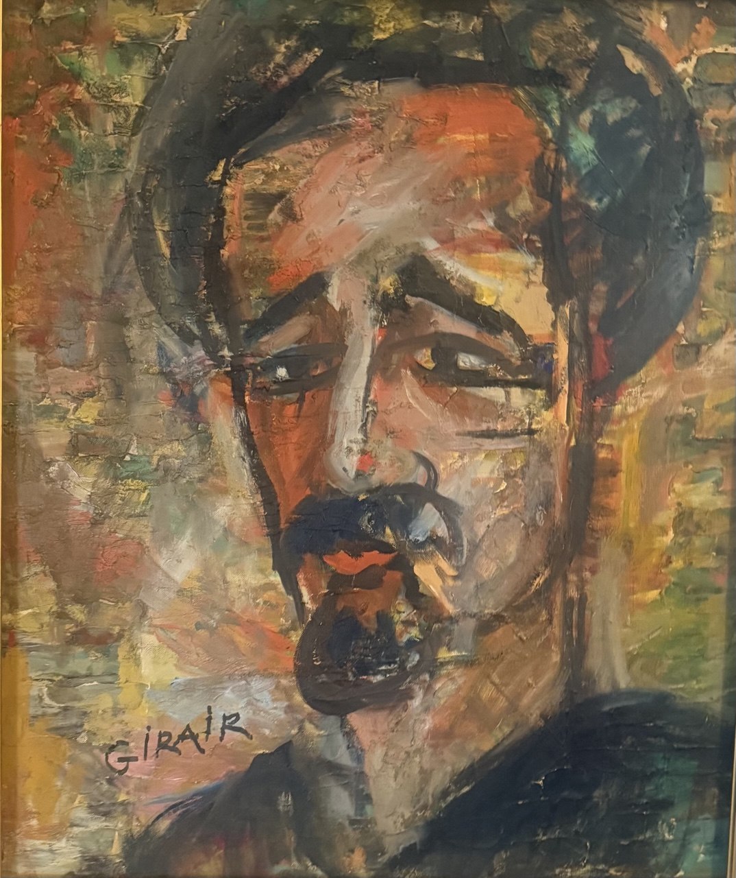 Self-Portrait — Undated — 24 × 20 in — Oil on canvas